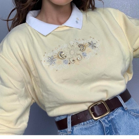 VINTAGE Bobby brooks sweater with collar size Large - Picture 10 of 10